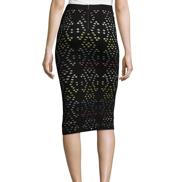 NWT Alice + Olivia Ani Pencil Skirt Multi Color Dead stock - Picture 3 of 9